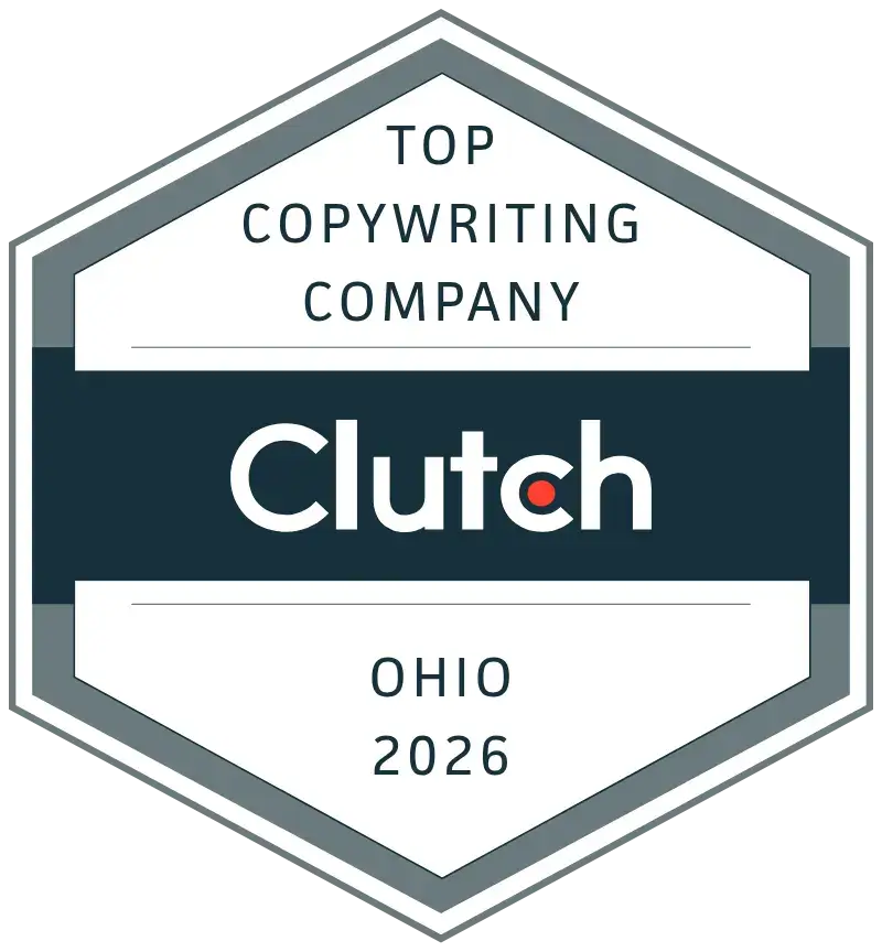 Top Clutch Copywriting Company Ohio 2026 Badge