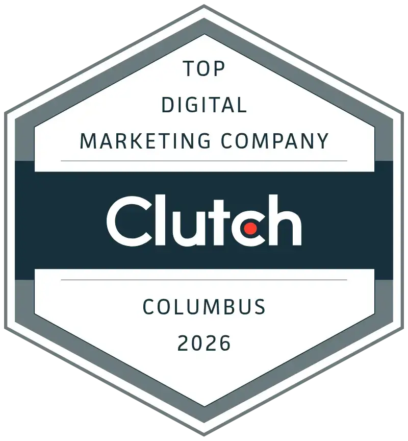 Top Clutch Digital Marketing Company Columbus 2026 Badge