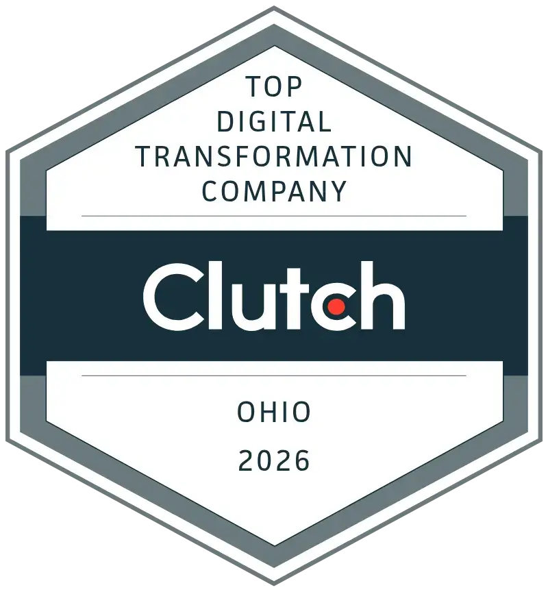 Top Clutch Digital Transformation Company Ohio 2026 Badge