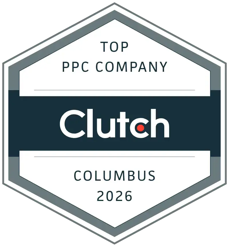 Top Clutch PPC Company Columbus 2026 Badge