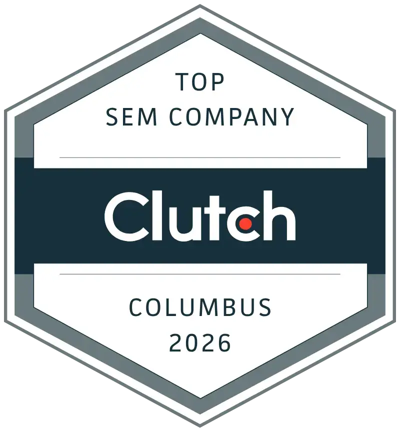 Top Clutch SEM Company Columbus 2026 Badge